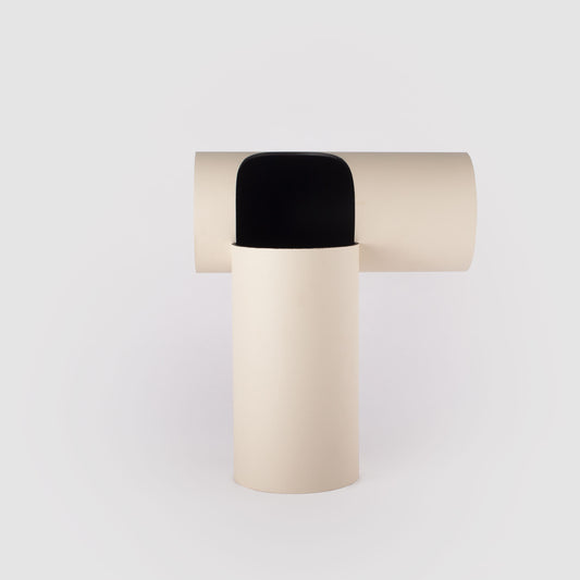 L-shaped tube vase WHITE