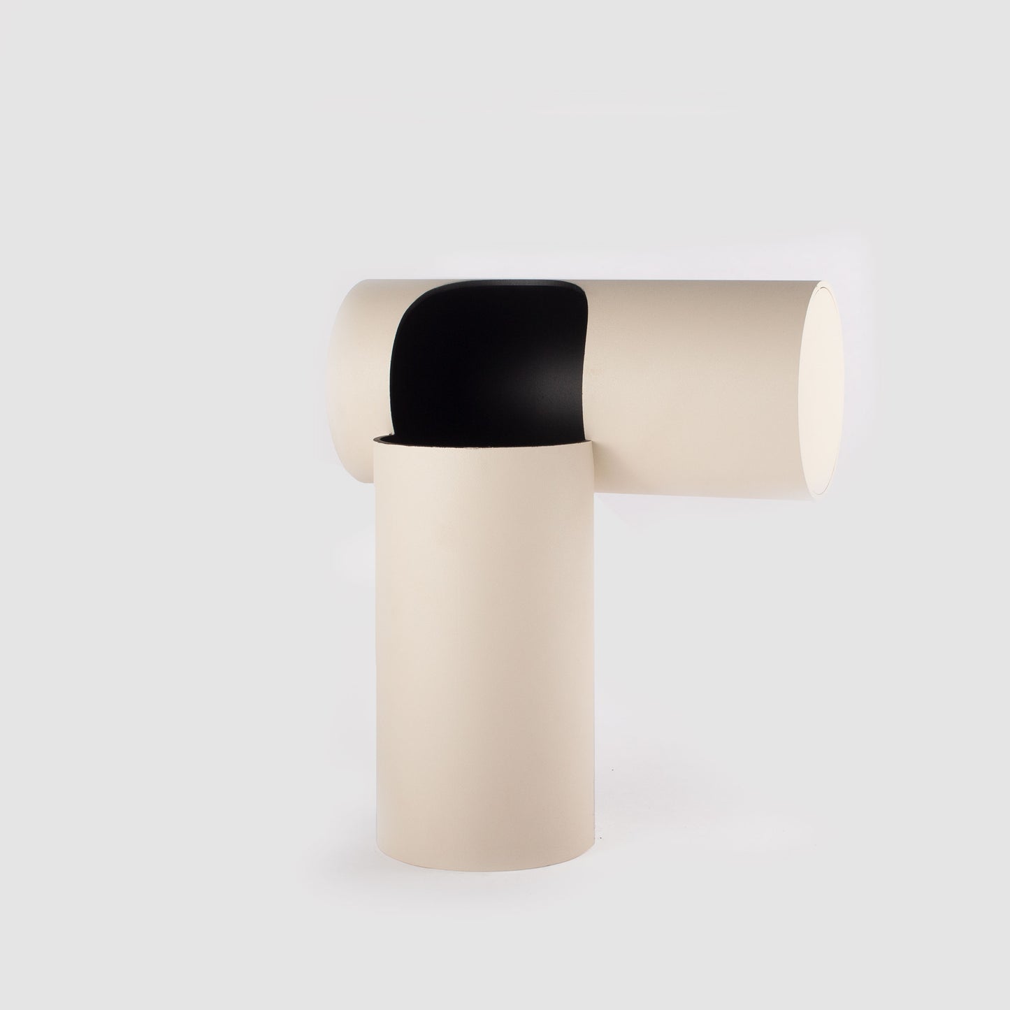 L-shaped tube vase WHITE